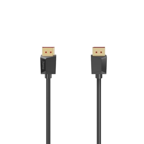 Cable Displayport 2.1 con transmisión de 40Gbits negro 2