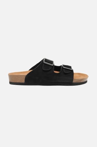 Image of Louis Philippe mens Louis Philippe mens casual black Suede sandal Sandal