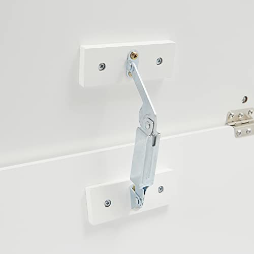 Liberty House Toys Cat and Dog Kids Wooden Toy Box, Kids Toy Storage Box, White and Grey,H475 x W680 x D375mm