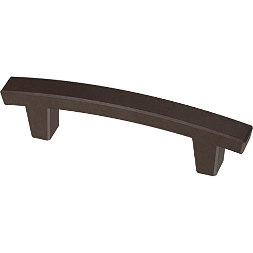 Franklin Brass (10-Pack)  Deep Bronze Cabinet Handles, 3 Inch Hole Center, Pulls for Drawers, Kitchen Cabinet Door, Dressers | Pierce