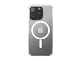Belkin SheerForce Cover per iPhone 16 Pro, custodia per telefono compatibile con MagSafe, design sottile e rivestimento antigraffio, cover protettiva per iPhone magnetica, antiurto - trasparente