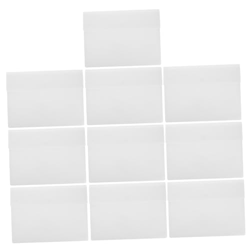 Pochettes plastiques pour documents POPETPOP : lot de 10 dossiers imperméables à bouton