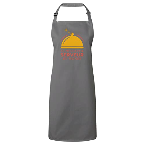 Tablier cuisine anti tache le meilleur serveur du monde pour personnel de restaurant