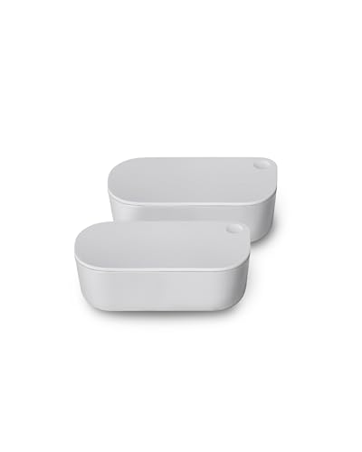 Caraway 2pc Dash Inserts - Dash Ramekins w/Lid - Easy to Store, Non Toxic - Perfect for Sauces, Garnish, & Small Snack or Sides
