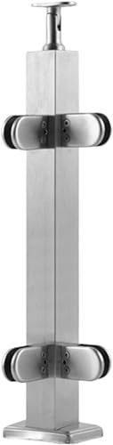 Poteau de Garde-Corps en Verre pour Balcon - Design Architectural 105cm