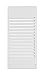Biała kratka wentylacyjna 140 x 300 mm tworzywo sztuczne kratka wykończeniowa ochrona przed owadami bez kołnierza