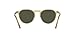 Persol Unisex PO3286S Round Sunglasses, Beige Opal/Green, 51 mm