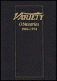 Hardcover Variety Obituaries, 1969-74 Book