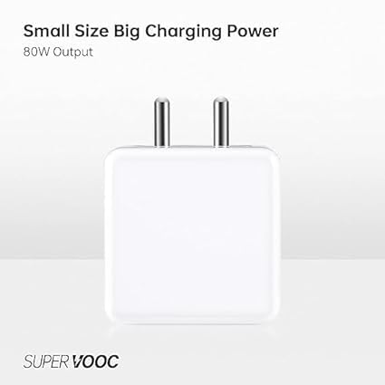 Image of Original 80W SUPERVOOC Charger for Nord 2 5G | Reno10 Pro | Reno10 | F23 | A1 |Reno 8T | Reno 8T 5G Reno 8 | K10 Pro | K10 5G | Find X5 pro | 80W All-in-ONE Charge (HYP6)