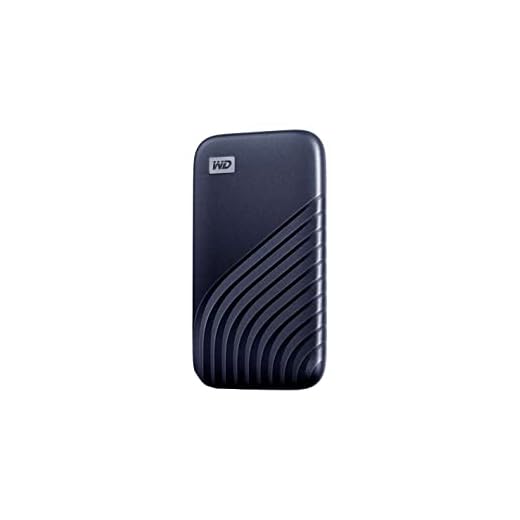 WD My Passport SSD 1 TB externe SSD (externe Festplatte mit SSD Technologie, NVMe-Technologie, USB-C und USB 3.2 Gen-2 kompatibel, Lesen 1050 MB/s, Schreiben 1000 MB/s) dunkelblau