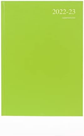 Collins Essential A4 Week to View 2022-23 Mid-Year Diary - Lime, A4 (297 x 210) (ESSA43M.52-2223)