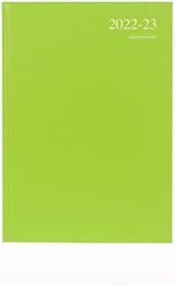 Collins Essential A4 Week to View 2022-23 Mid-Year Diary - Lime, A4 (297 x 210) (ESSA43M.52-2223)