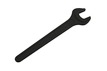 Laser 5805 Open Ended Spanner 17mm, Black,chrome