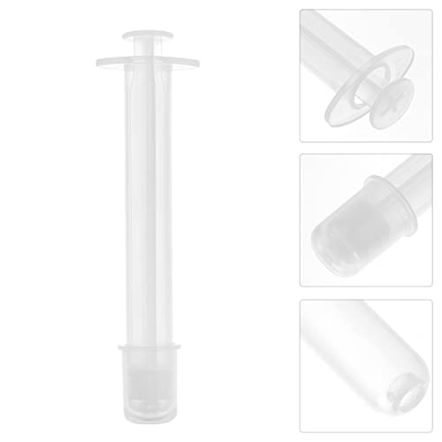 Image of ARTIBETTER Disposable Gynecological Injector Aid Tool with Pe Material Leak-Proof Silicone Cap Flat Tip for Accurate Medicine 100 Pack Compact 3.93In Size for Convenient Home Use