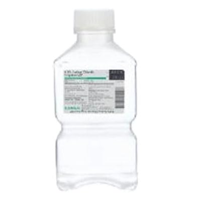 Sterile Saline Solution 0.9% – USP Grade - Multi-Use Wound Wash, Piercing & Tattoo Aftercare – Made in USA, 1000ml Bottle