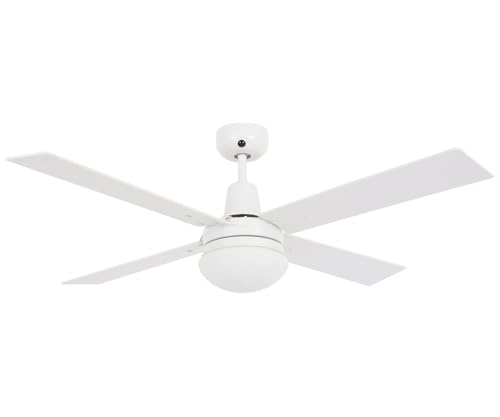 Lucci Air 210339 - Ventilatore da soffitto AIRFUSION QUEST 1xE27/60W/230V bianco/marrone