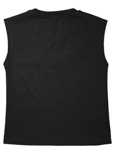 FEESHOW Kids Boys Tank Tops Sleeveless Cotton Soft Basic Solid Undershirts Workout Running Sport Tops4