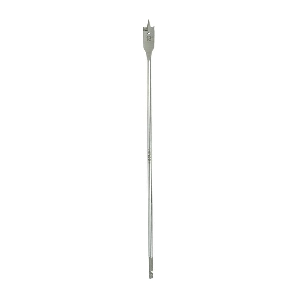 Timco Black Long Flat Wood Bit - 18.0 X 400