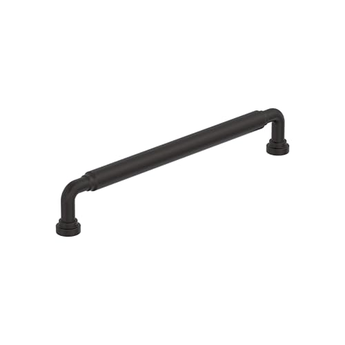 Amerock Coble 7-9/16 inch (192mm) Center-to-Center Oil-Rubbed Bronze Cabinet Pull, BP37665ORB by Amerock - Used condition - US$11.92