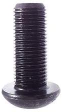5/16-18 x 2-3/4" Button Head Socket Cap Screw, Allen Socket Drive, Black Oxide, Alloy Steel, Full Thread - Quantity 25 - by Fastener Depot, LLC