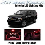XtremeVision Interior LED for Chevy Tahoe 2007-2014 (12 Pieces) Red Interior LED Kit + Installation Tool