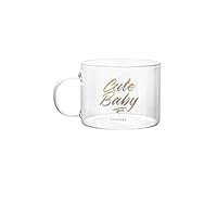 Tazza In Vetro A Forma Di Cartone Del Latte – 250 Ml – Creativa Per Caffè, Tè E Succo – Regalo Originale