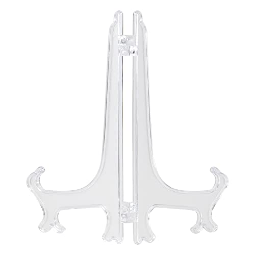 ZOENHOU 20 Pack 10 Inch Large Plastic Easels, Clear Easels Display Photo Picture Frame Stand Holder Rack - Image 4