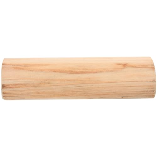 PRETYZOOM Almohada Cervical de Madera Maciza para Sauna y Masaje Soporte Ergonómico para Cuello y Cabeza Rígida Altura 7 CM Cojín Compacto para Sala de Vapor y Uso Terapéutico