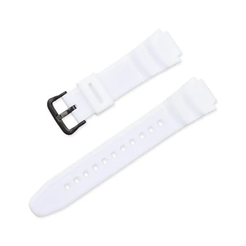 [SLFJEYTX] AQ-S810W SGW-400H W-800H AE-1000W F-108WH W215 MRW-200H AEQ-110W �o���h�u���X���b�g�p 18mm��p�E�H�b�`�X�g���b�v 1��(White-black buckle)