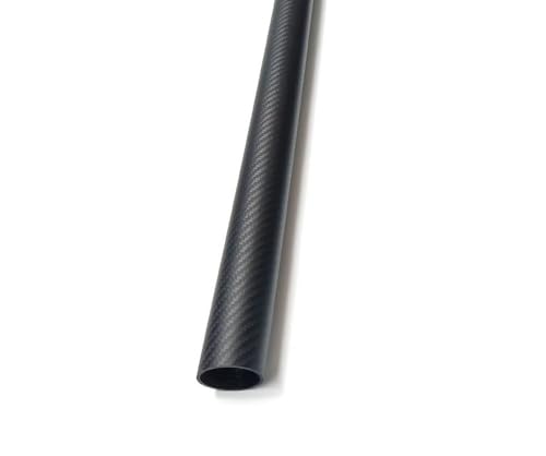 Image of 1PC 500mm Carbon Fiber Tube, High Composite Hardness Material, 3K Twill Matt Pipe, OD*ID*L(15x13x500mm)