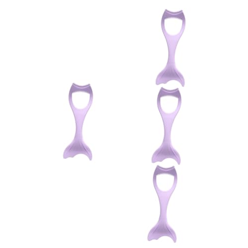 Outil maquillage yeux silicone Healeved lot de 4 applicateurs de liner et mascara design sirène
