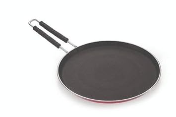 Lycra Ganga Dosa Tawa Non Stick - Heavy Quality - 3 Layer - PFOA Free - 5mm Thick - Stain Resistance