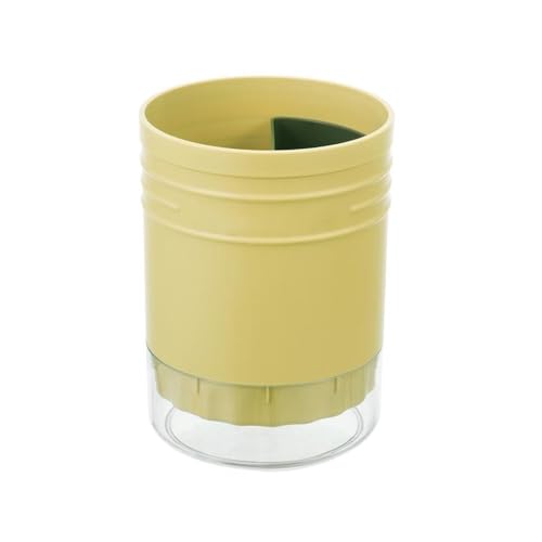 Porta Utensilios Soporte for utensilios de cocina, multifuncional, for escurrir palillos, vajilla, cuchillos, cucharas, tenedores Soporte Cubiertos(Yellow)