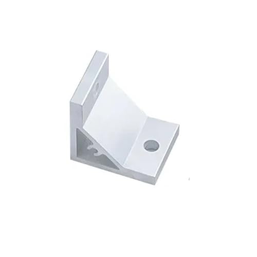 Fixation équerre 90 degrés 53x53mm connecteur profilé aluminium 5050 raccord d'angle métallique