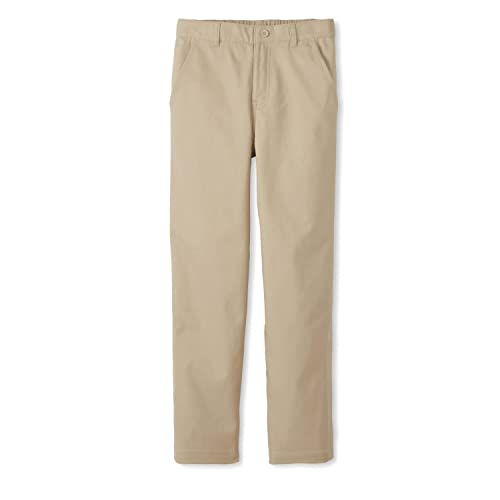 French Toast Boys Adaptive Updated Relaxed Fit Twill Pants with Hook and Loop Closure and Pull-Apart Leg Openings