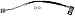 Dorman H620121 Front Driver Side Brake Hydraulic Hose Compatible with Select Chrysler Models