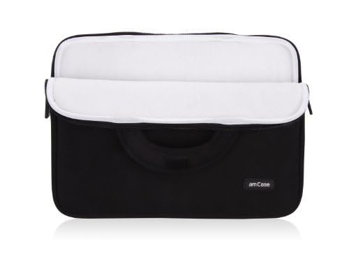 Image of amCase Chromebook Case-14 inch Travel /Carry Sleeve with Handle-Black