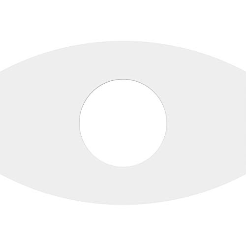 Image of Ekena Millwork CMP14X9KY-05000 Kailey Architectural Grade PVC Contemporary Urethane Ceiling Medallions 14 inchW x 9 3 /8 inchH x 5 inchID x 7 1 /2 inchC x 1 inchP