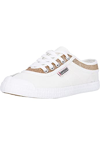 Kawasaki Mixte Glitter Canvas Shoe Sneakers Basses, 8890 Gold, 41 EU
