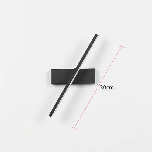 Lampe murale LED orientable avec angle ajustable à 330° en aluminium blanc - 5