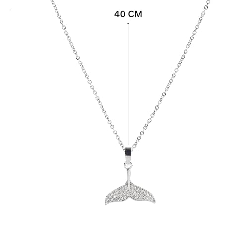 Image of SALTY Anti Tarnish Pendant Necklace for Women | Stylish Locket Neck Chain | Fashion Jewellery Accessories for Girls Boys | Minimal Jewelry | Ideal for Gifting - Scorpio | Gift for Diwali, Christmas, Marriage, Birthday
