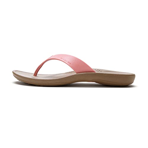 Image of OKABASHI Women's Breeze Flip Flop | Contoured Footbed w /Arch Support for All-Day Comfort | Slip-Resistant & Waterproof | Sustainably Made in The USA