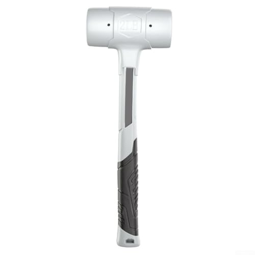 Marteau en caoutchouc pour installation de sol, tête non élastique en acier à haute teneur en carbone avec face en nylon, convient pour la pose de carrelage, niveau de sol (0,5P)