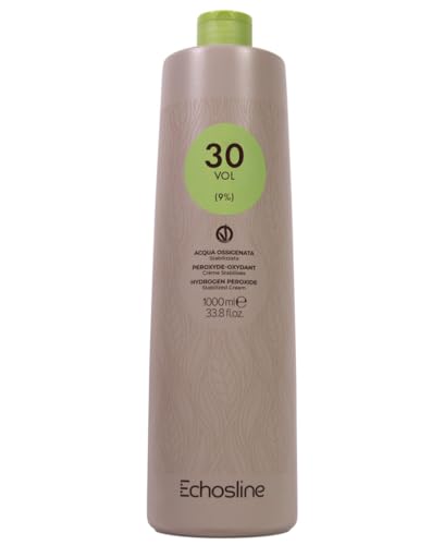 Echosline Professional 30 Vol. Agua Oxigenada, Multicolor, 1L