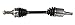 GSP NCV47509 CV Axle Shaft Assembly - Left Front (Driver Side)