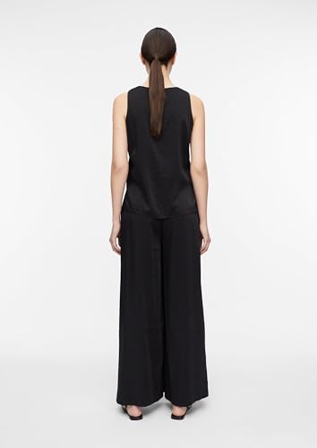 Pantalon long jambe large Comma silhouette élancée et confort