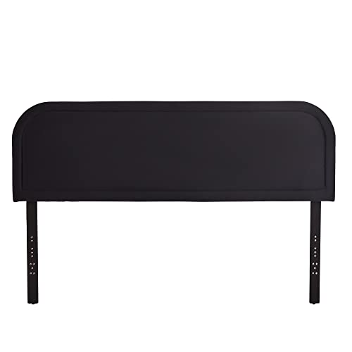 Edenbrook EH0006UHBKKVK Miller Low Profile, Performance Velvet Headboard For King Size Bed-Black Upholstered King Headboard thumb #8