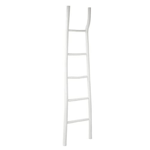 Creative Co-Op Da1901 Decorative Painter Wood Blanket Ladder, White #TOP9