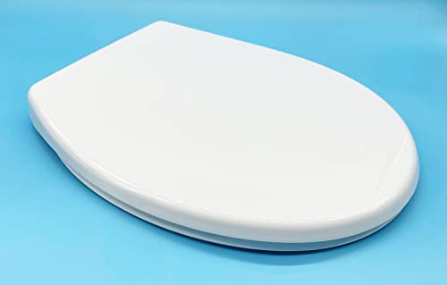 Tapa y asiento de inodoro con caida amortiguada - Compatible con Victoria Roca Cover