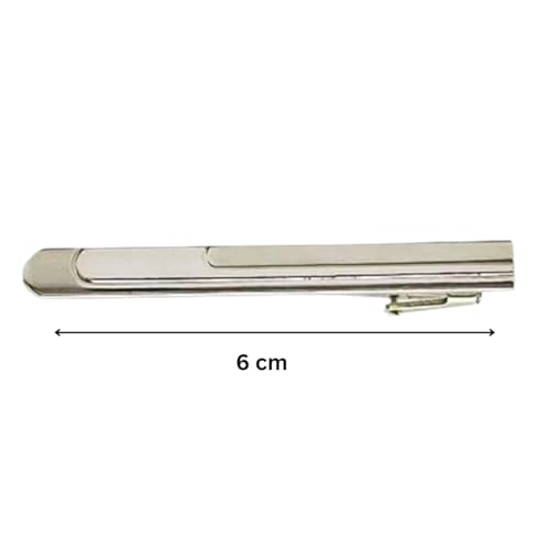 Image of TIE STUDIO Men's Metal tie pin | pack of 1 | Alloy Steel | Superior finishing | Packaging - Black box